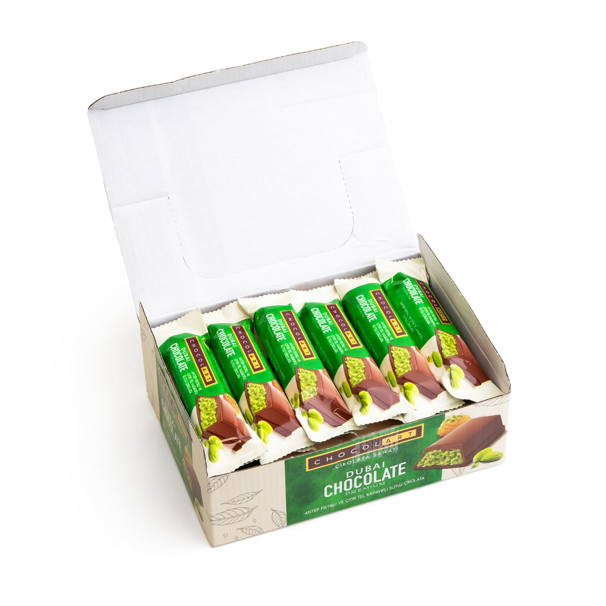 Chocolart Dubai Chocolate Bars - 24 Piece