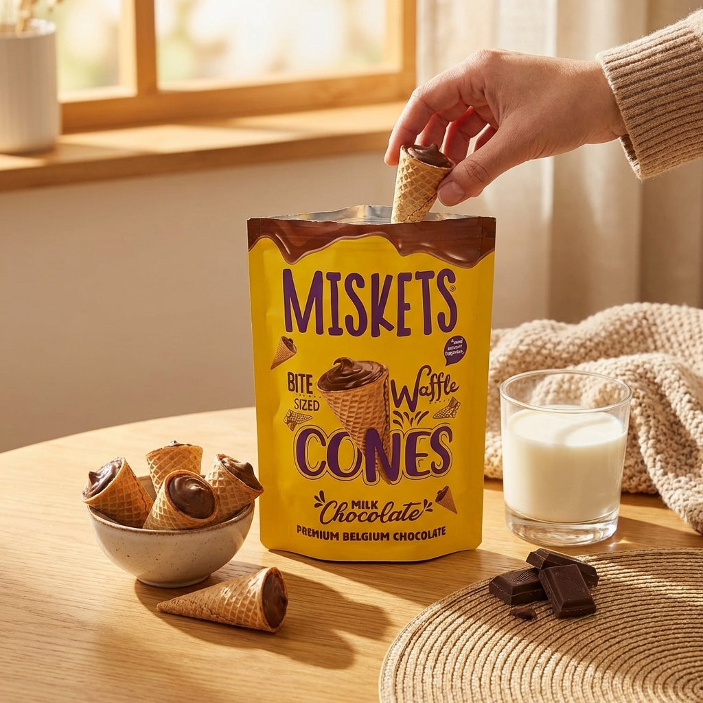 Miskets Mini Waffle Cones (12 Piece)