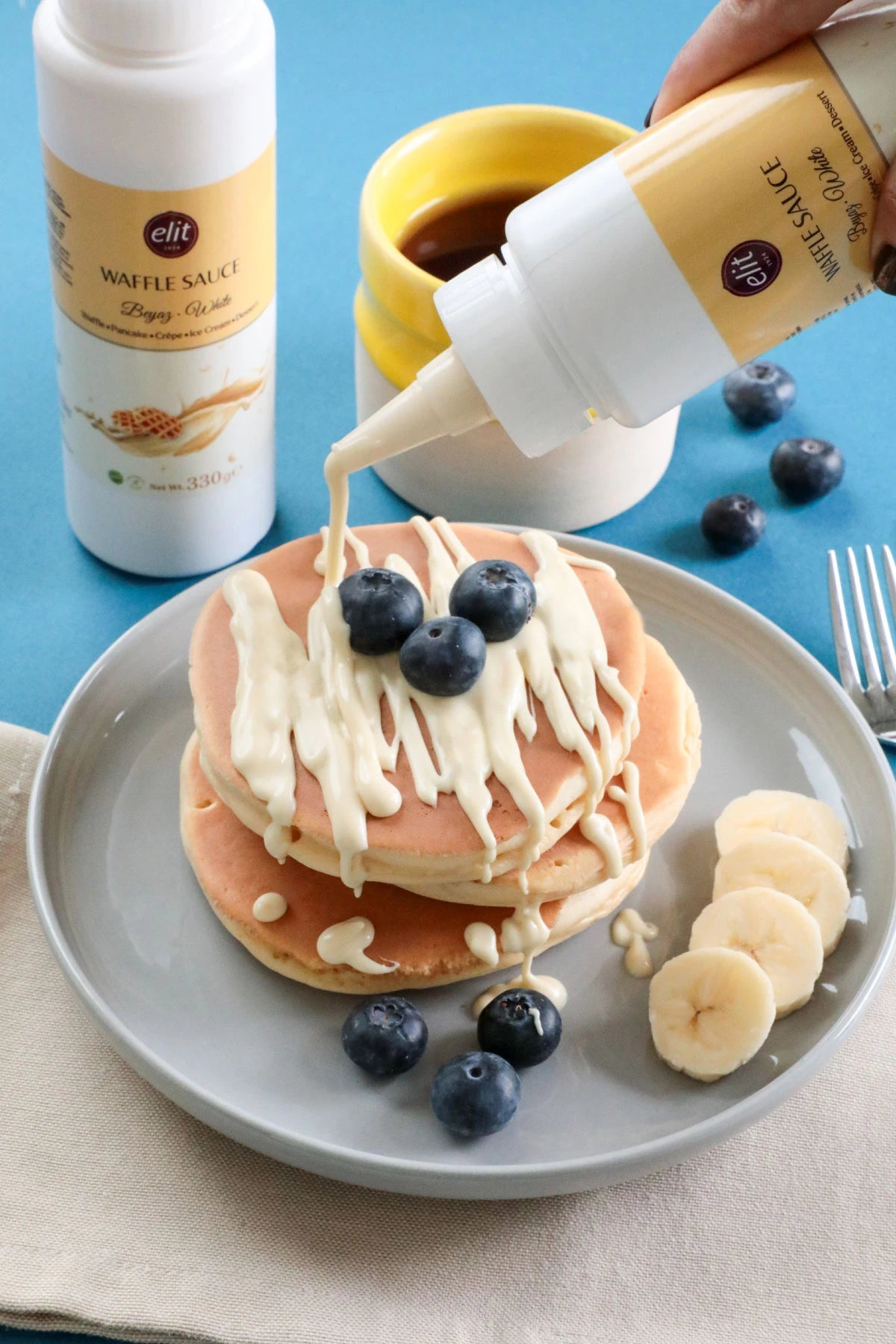 Waffle Crepe Pancake White Chocolate Sauce 11.64 OZ