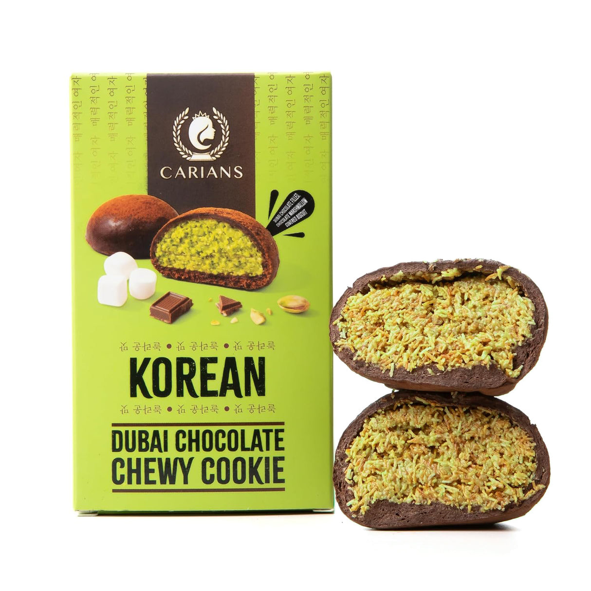 Viral Korean Chewy - Pistachio & Marshmallow Delight