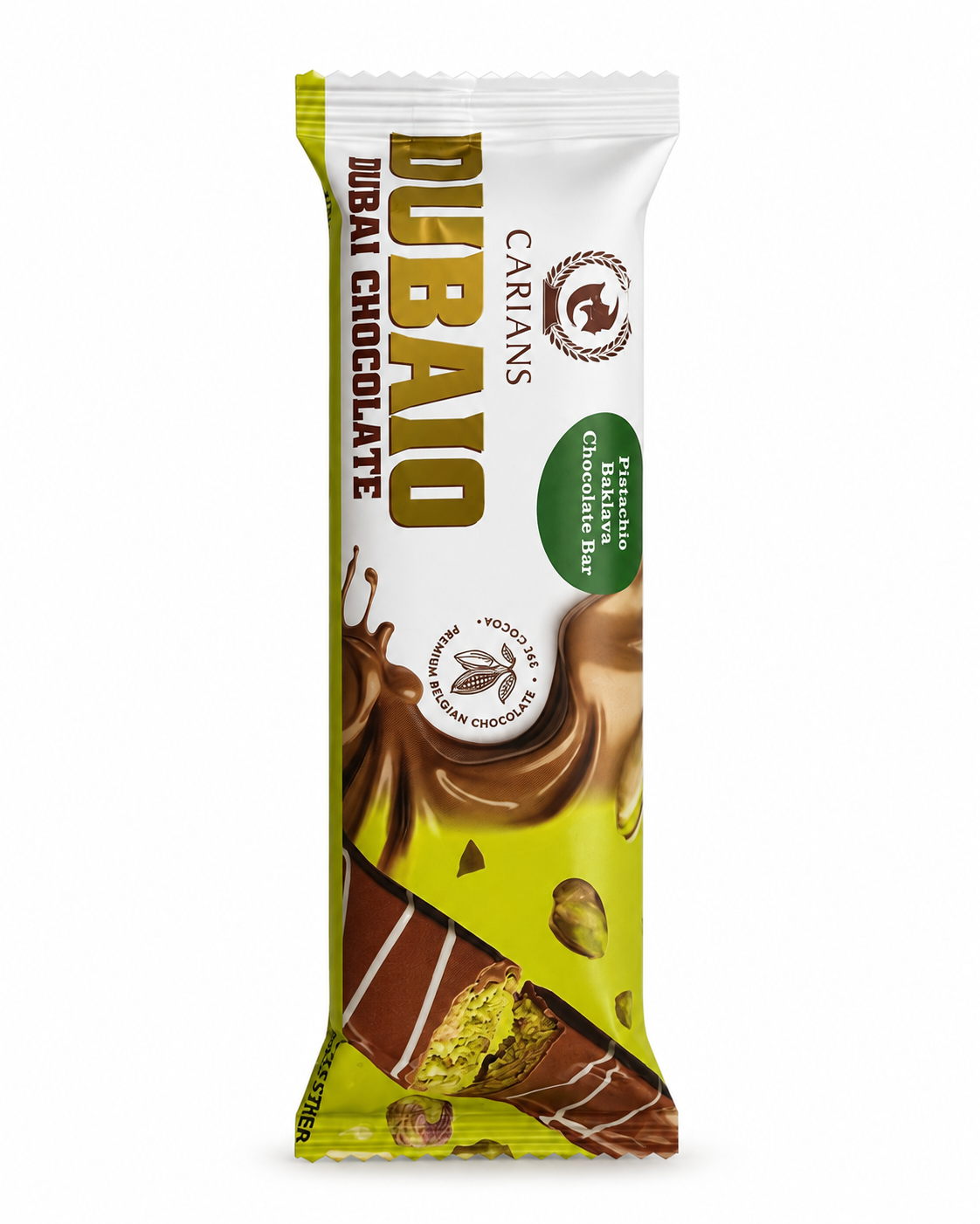 Carian’s Dubaio Pistachio Baklava Chocolate Bar