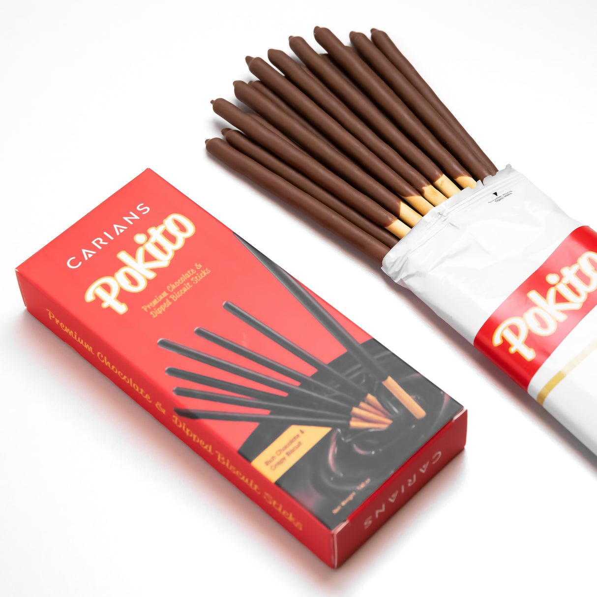 Pokito Chocolate & Dipped Biscuit Sticks 1.41oz (40gr)