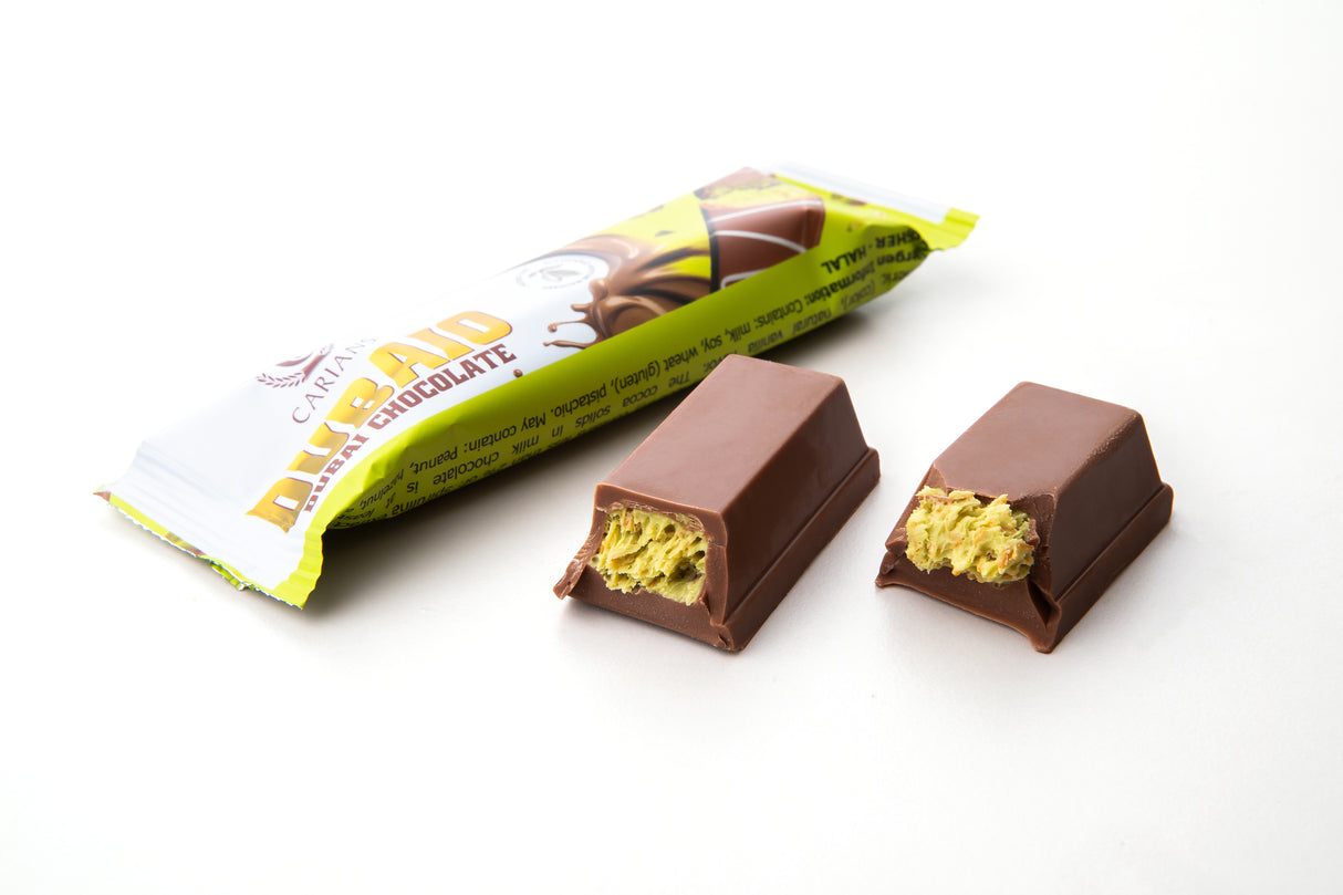 Chocolart Dubai Chocolate Bars - 24 Piece
