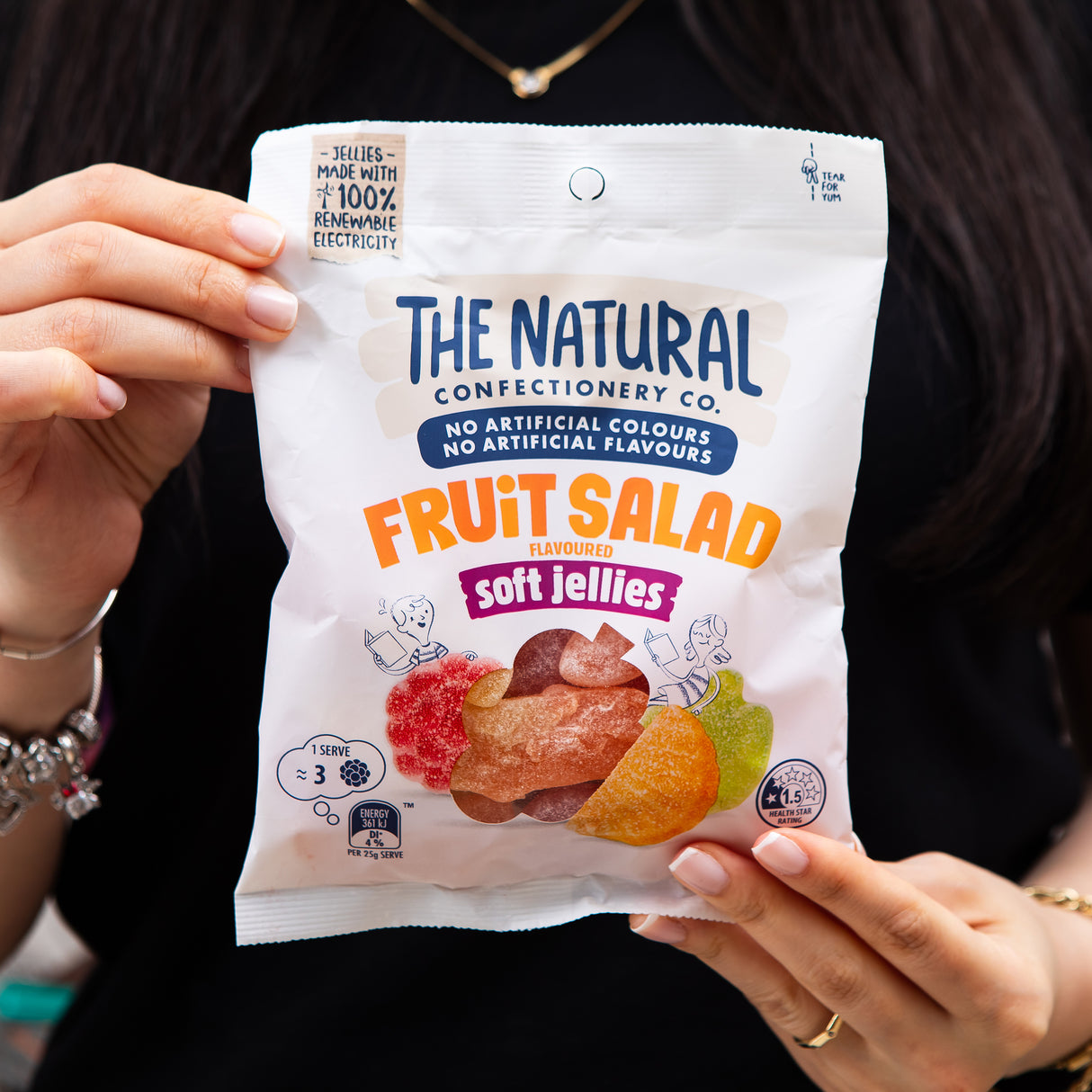 Australian The Natural Confectionery Soft Jellies Fruit Salad