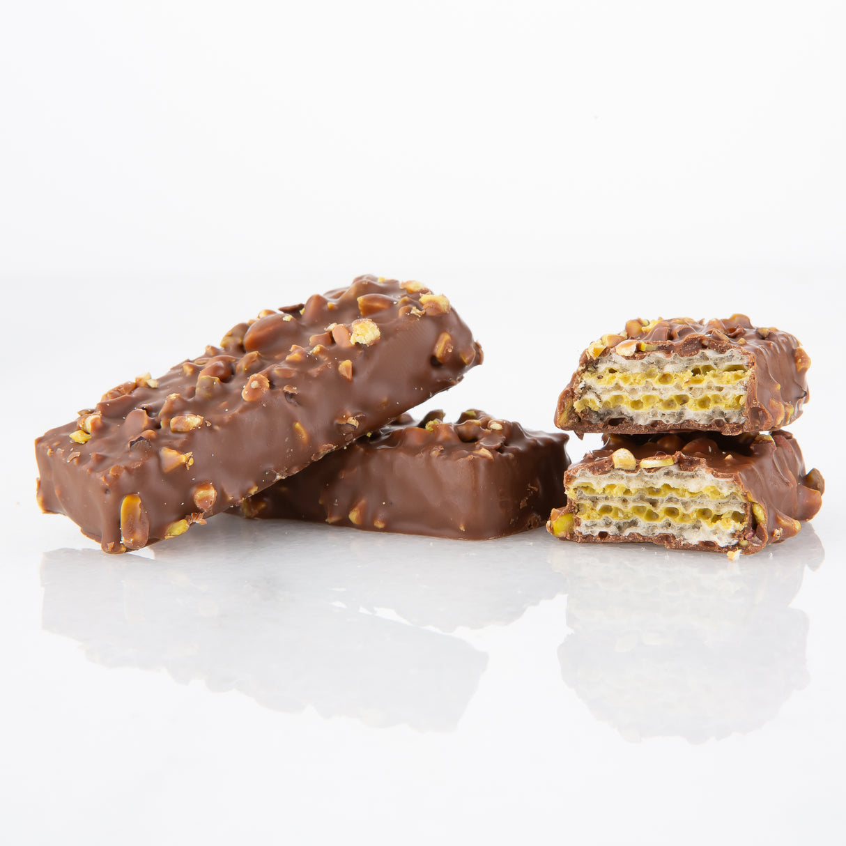 Dubai Chocolate Waffers Bite Size Party Box  - 10 Pieces