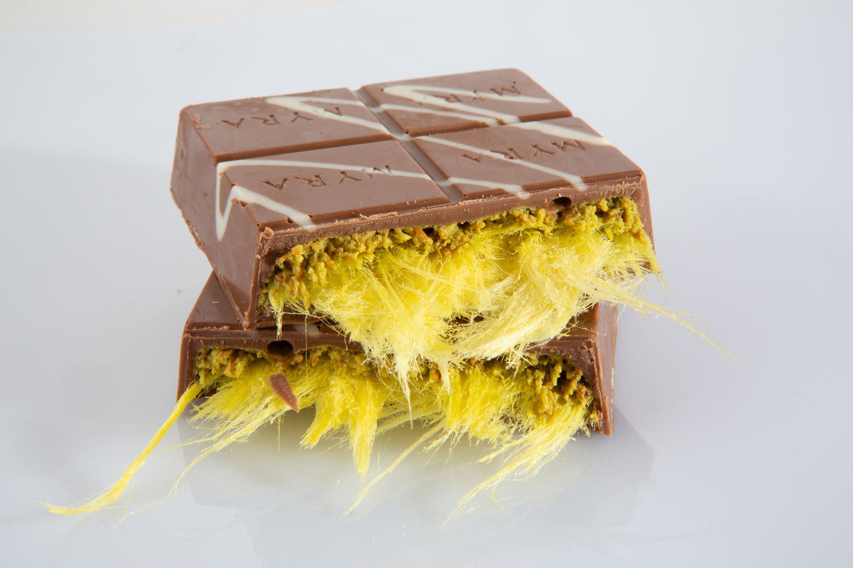 Viral Summer Angel Dubai Chocolate Bar- Lemon Cotton Candy