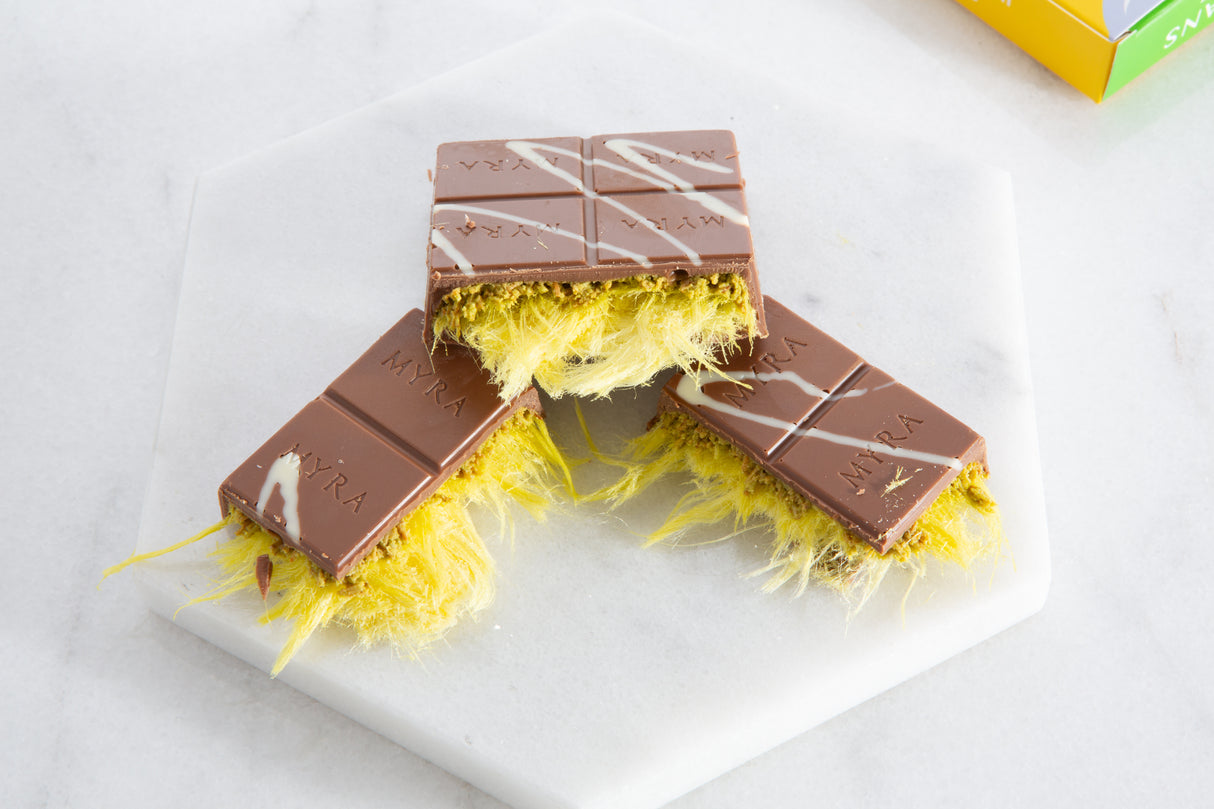 Viral Summer Angel Dubai Chocolate Bar- Lemon Cotton Candy