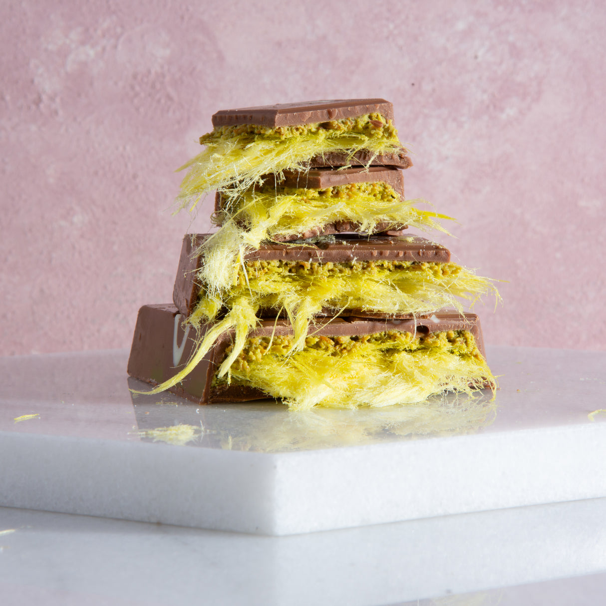 Viral Summer Angel Dubai Chocolate Bar- Lemon Cotton Candy