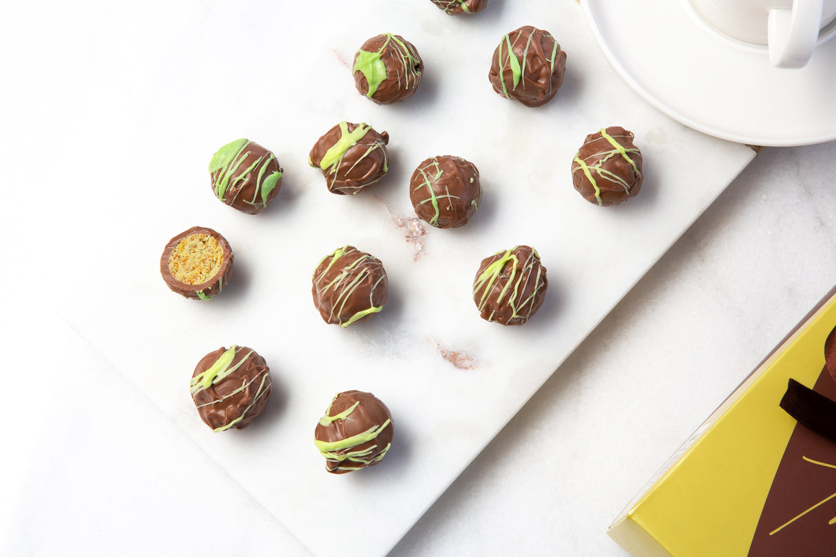 Viral Dubai Chocolate Truffles Elegant Box