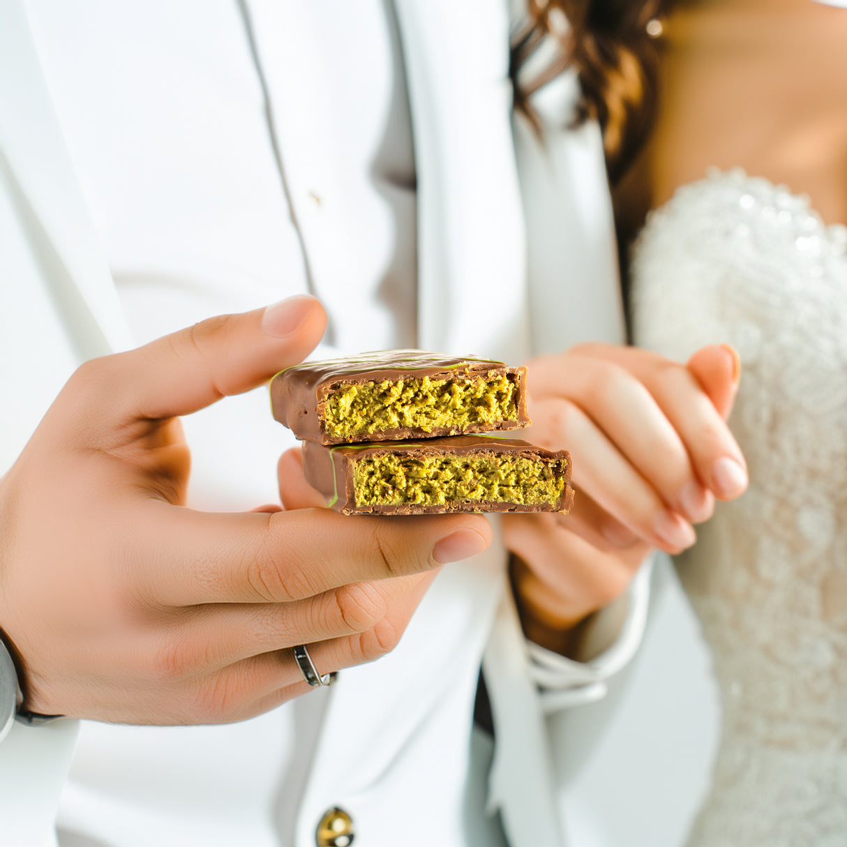 The Best Dubai Chocolate with Pistachio, 2 Pack