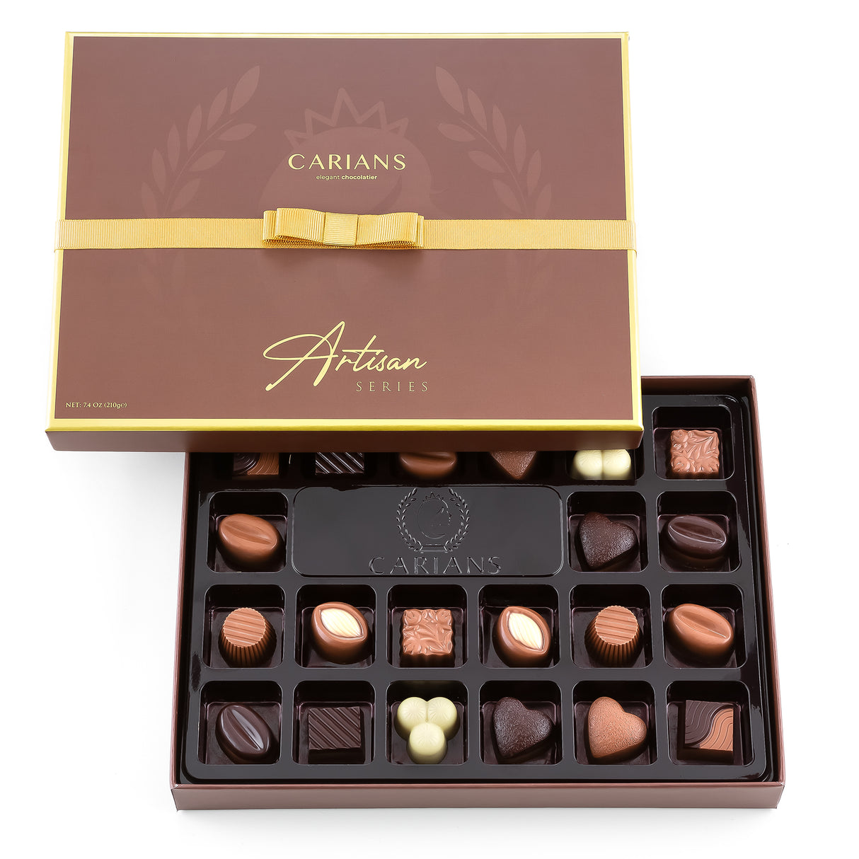 Luxury Chocolate Gift Box Premium Quality, Gold Ribbon