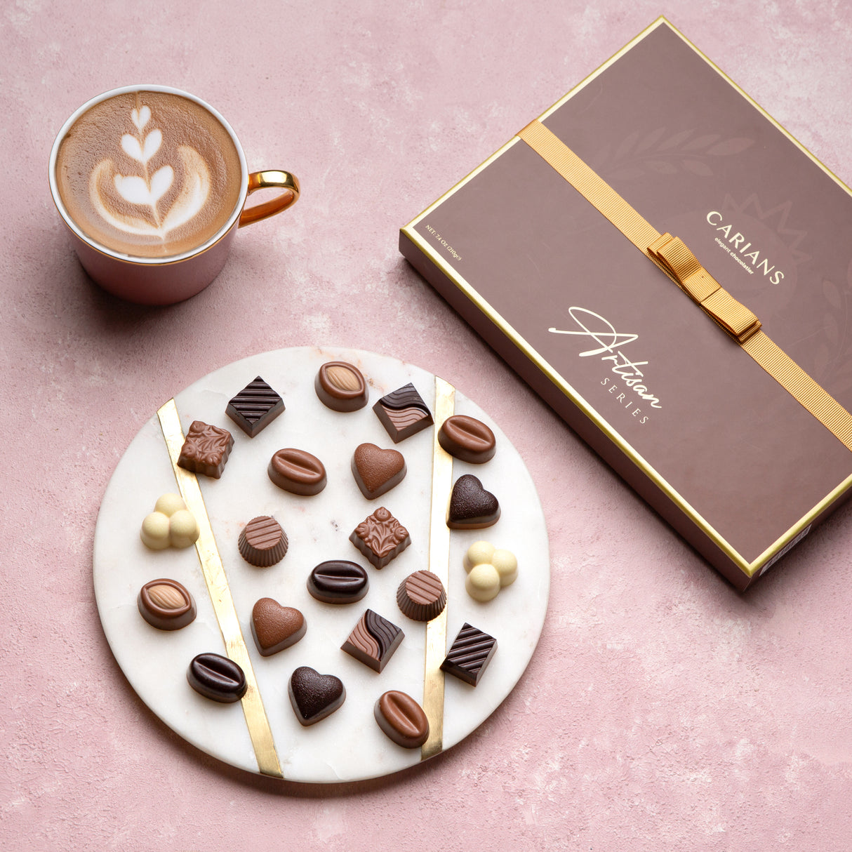 Luxury Chocolate Gift Box Premium Quality, Gold Ribbon