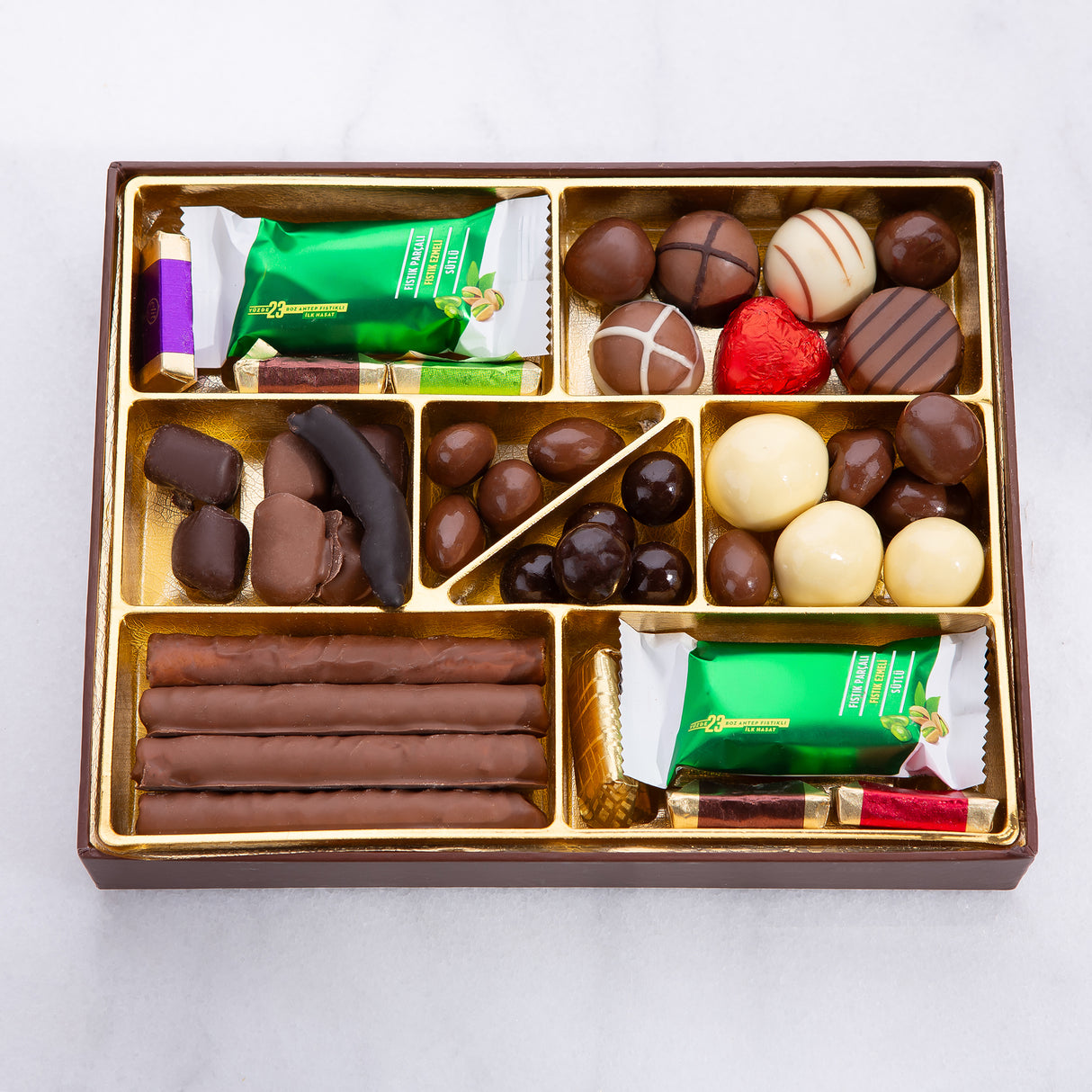 Carians Luxury Premium Chocolate Box - Royal Red Ribbon