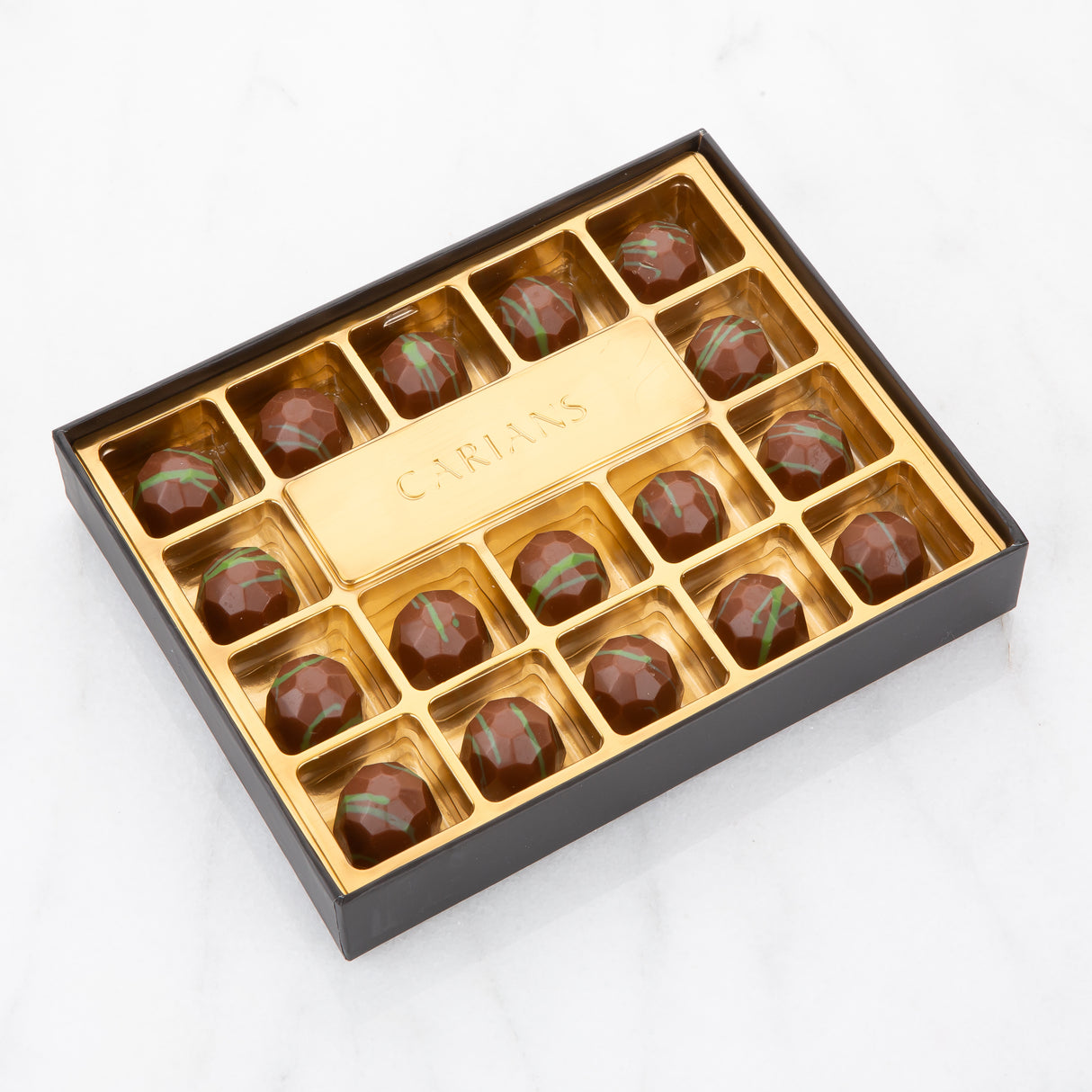 Viral Dubai Chocolate Gift Box with Gold Ribbon Wrapped