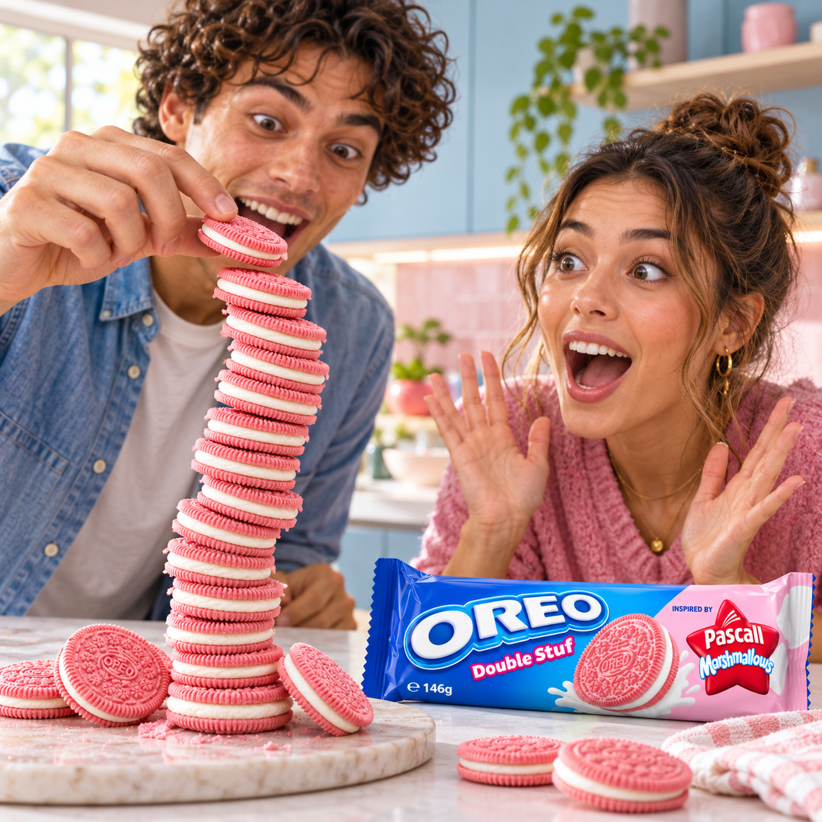 Oreo Double Stuf Inspired by Pascall Marshmallows Cookies