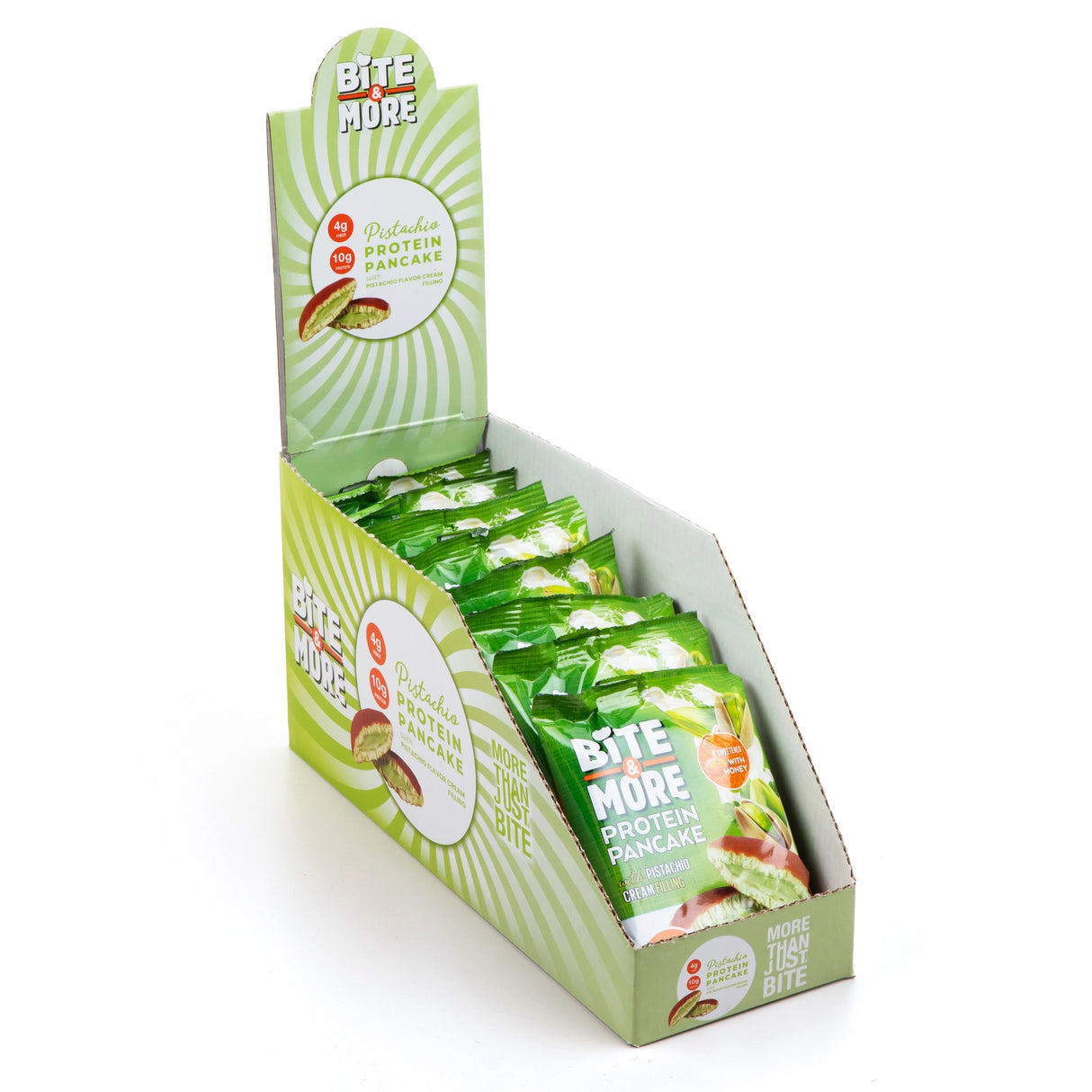 Protein Pancake, Pistachio flavor, Pillowy-Soft Pancake Joy (12 Pieces)