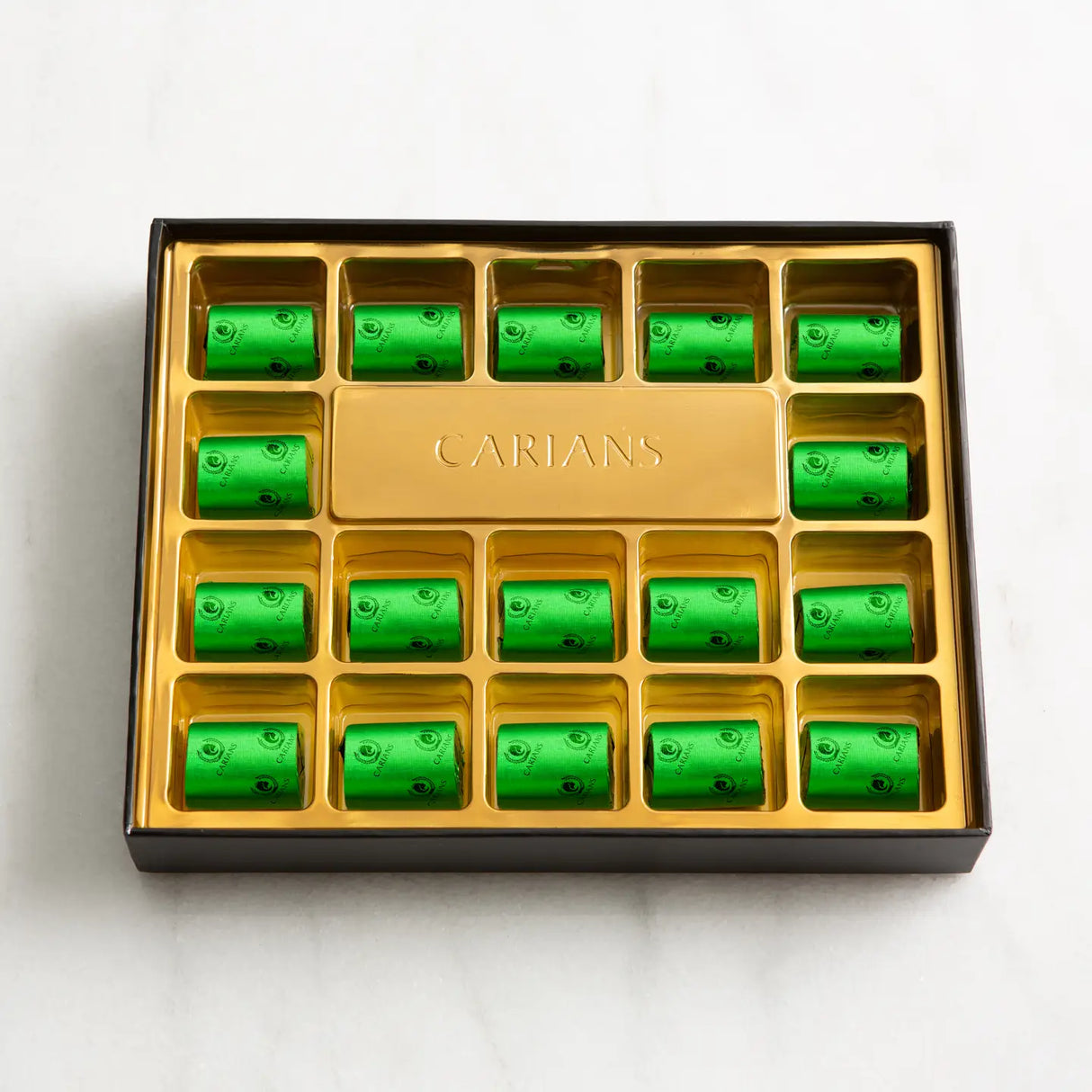 Viral Dubai Chocolate Gift Box with Gold Ribbon Wrapped