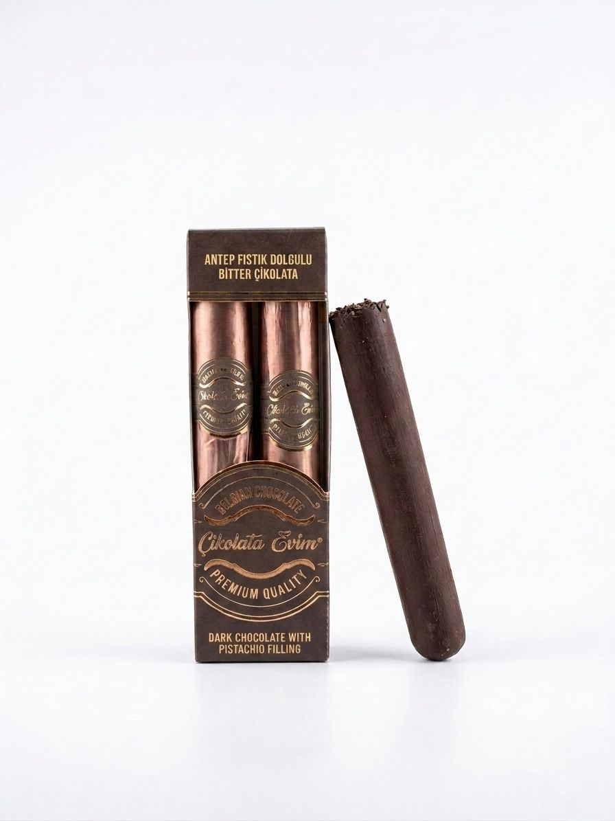 Hand-Rolled Pistachio Chocolate Batons – Belgian Dark & Milk