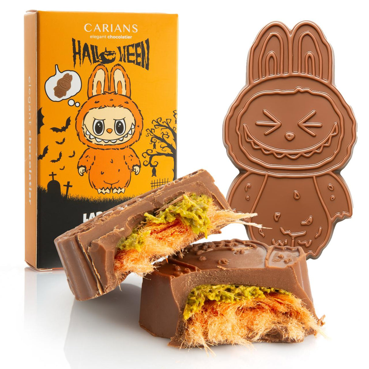 Labubu Halloween Angel Hair Dubai Chocolate Bar Pumpkin Cotton