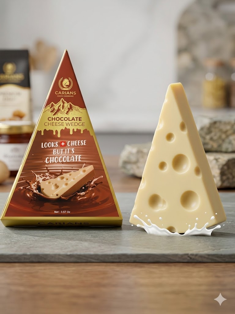Upcoming Tiktok Viral Chocolate Cheese Wedge 3.17Oz(90 g)