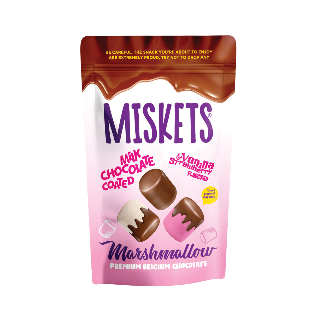 Chocolate Coated Mini Marshmallow - 12 Packs in 1 Colli