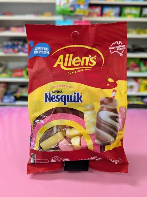 Allen’s Nesquik Milkshakes Chocolate Strawberry & Banana