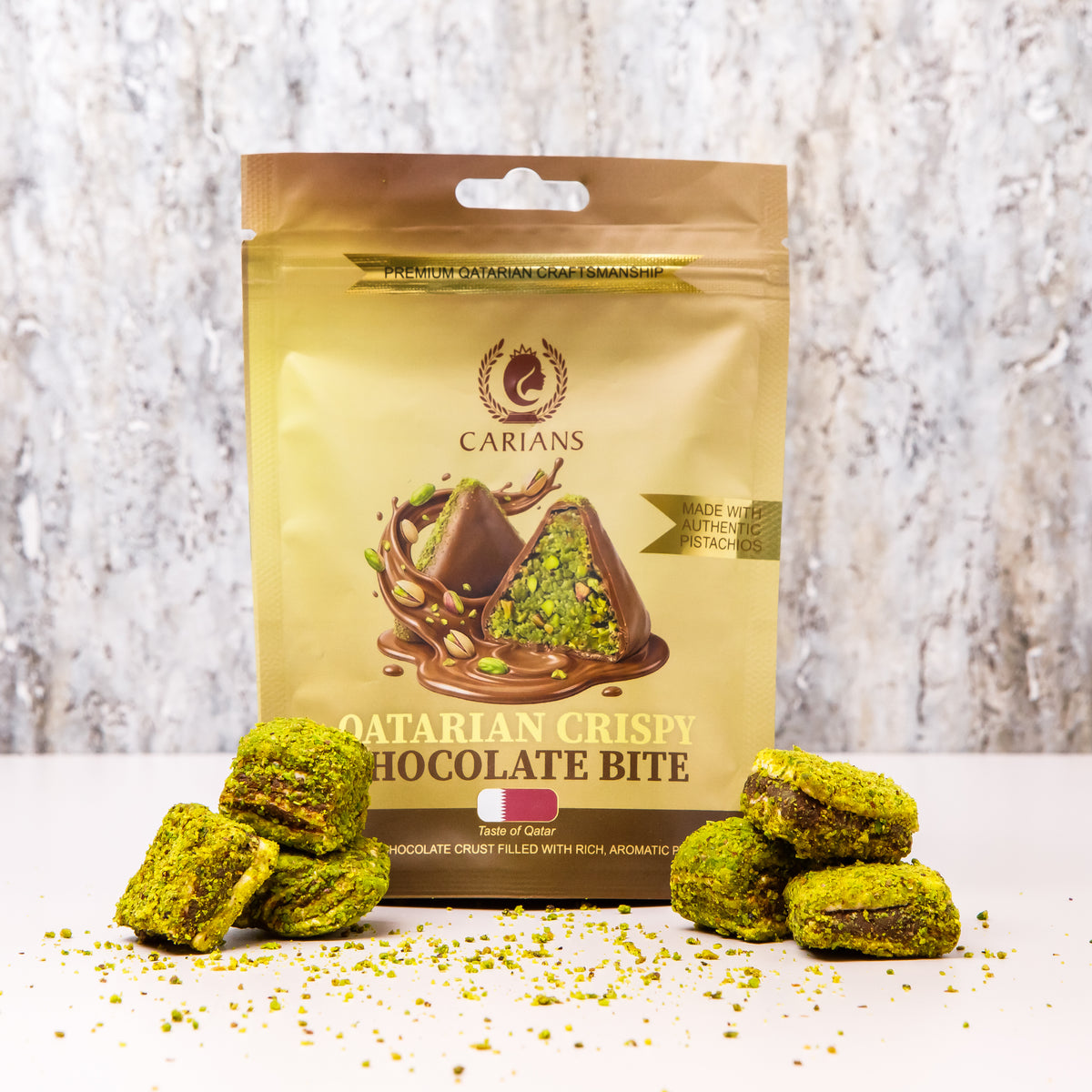 Carians Pistachio Turkish Delight Bites