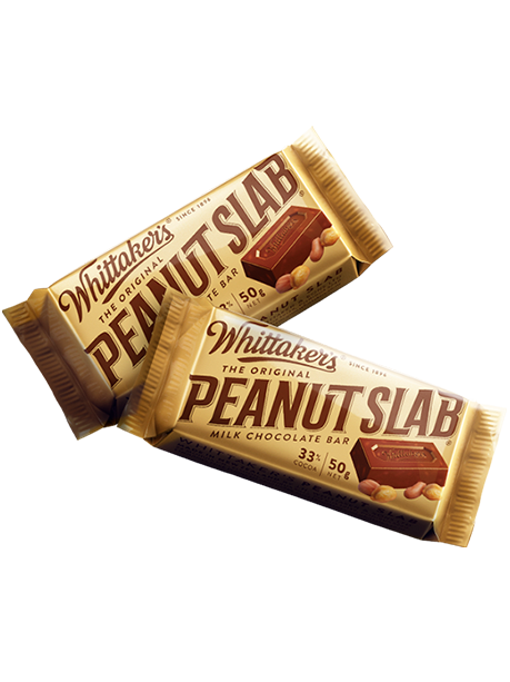 New Zealand’s Finest Chocolate Whittaker's Peanut Slab 1.76Oz