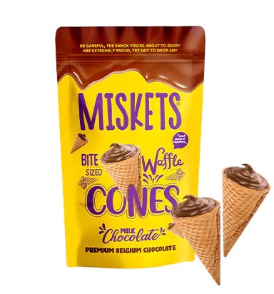 Miskets Mini Waffle Cones 3.17oz (90g)