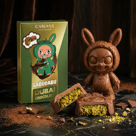 Viral Cartoon Dubai Chocolate Bar