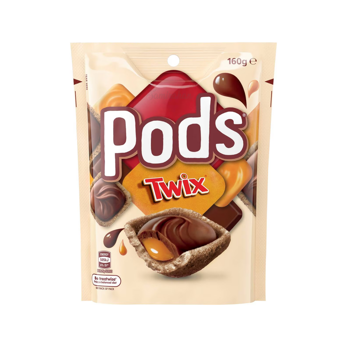 Pods Twix pouch 5.64oz (160g)