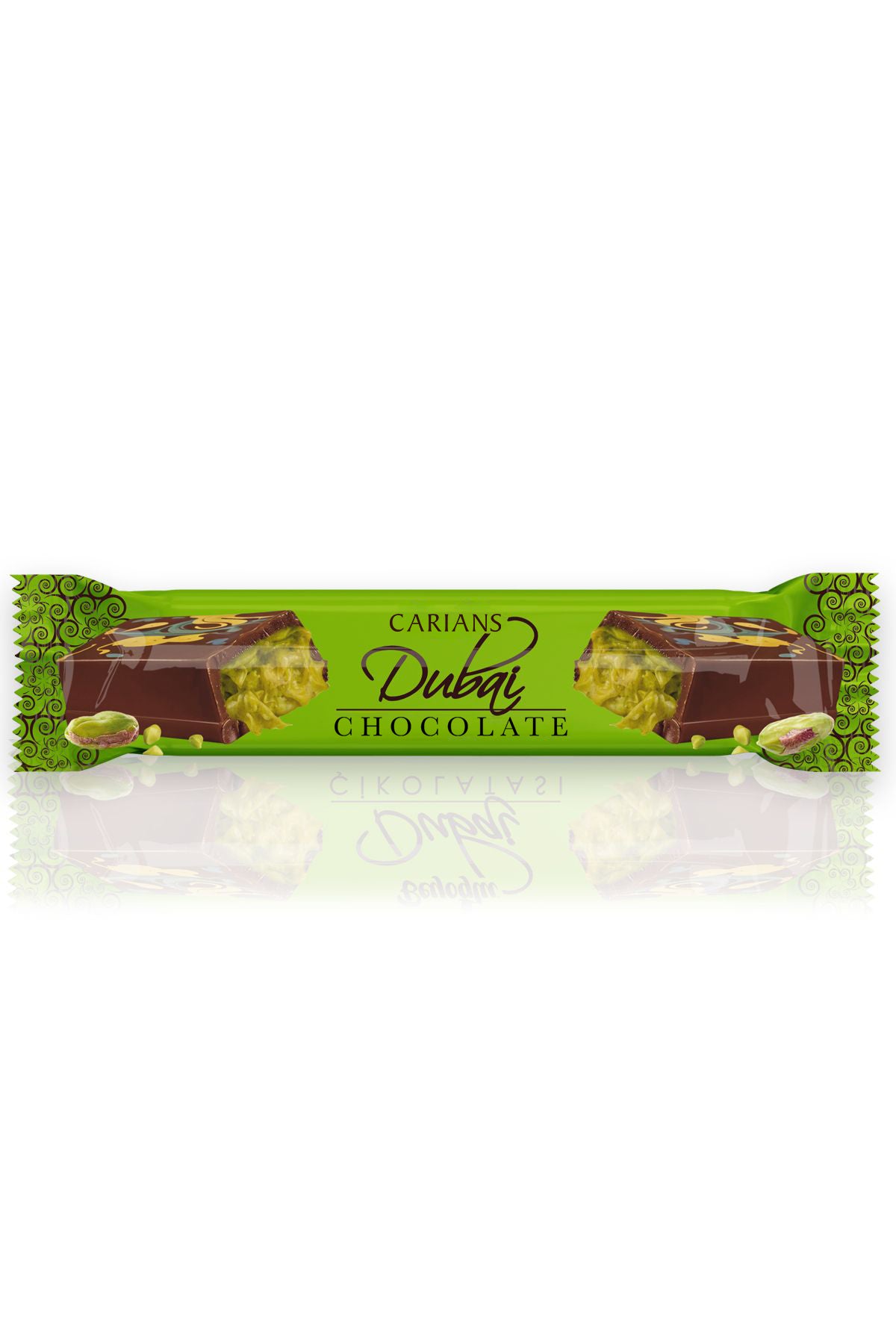 Carian Dubai Chocolate Bar Pistachio Viral Knafeh Dubai - 24 Piece