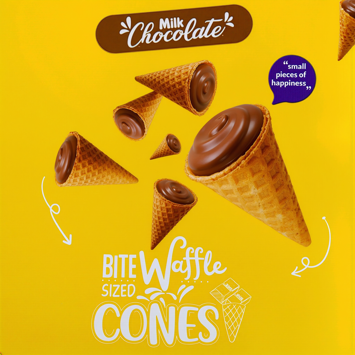 Miskets Mini Waffle Cones (12 Piece)