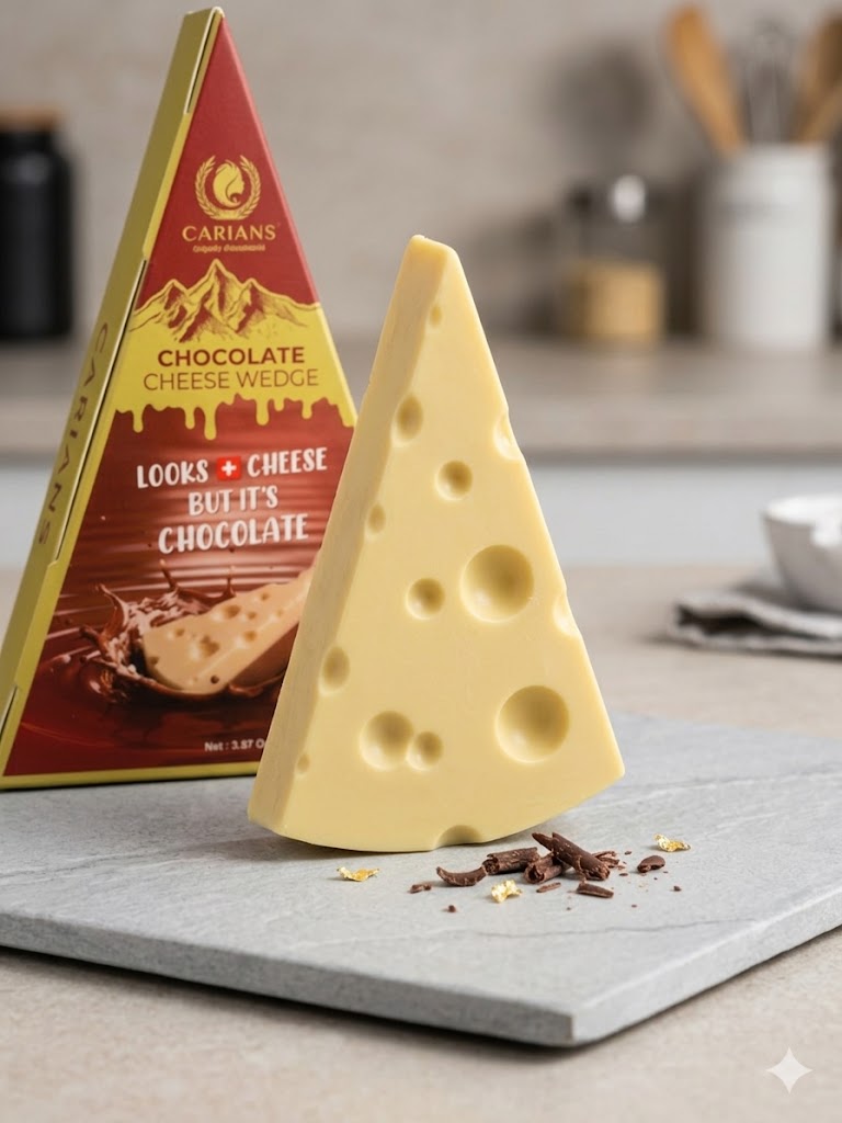 Upcoming Tiktok Viral Chocolate Cheese Wedge 3.17Oz(90 g)