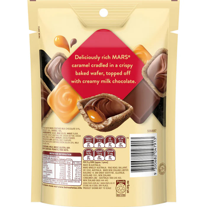 Australian Pods Mars Chocolate Snack & Share Bag
