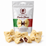 Carians Pasta Choco – Chocolate-Filled Bow-Tie Pasta Candy