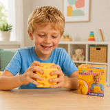 Cheese Squishy Toy – Soft Squeeze Stress-Relief Fidget Cube