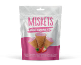 Milky Chocolate Strawberry Mini Cones  - 12 Packs in 1 Colli