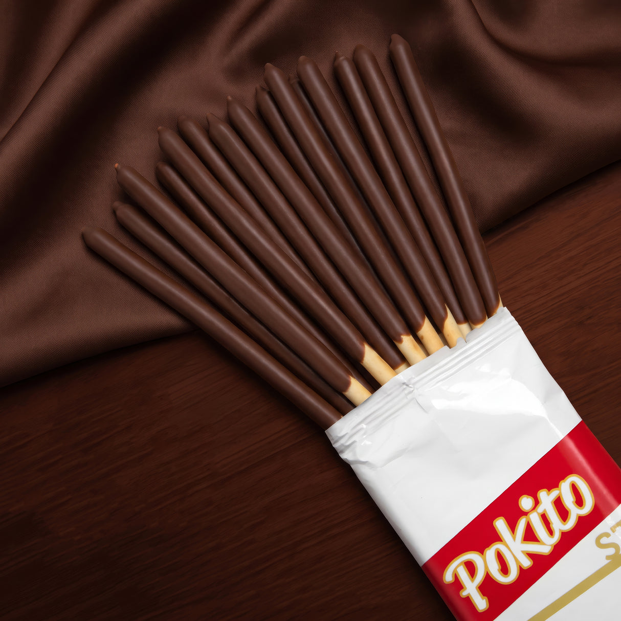 Pokito Chocolate & Dipped Biscuit Sticks (5 Pack)