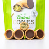 Dubai Chocolate Bite Size Mini Cones - (12 Packs)