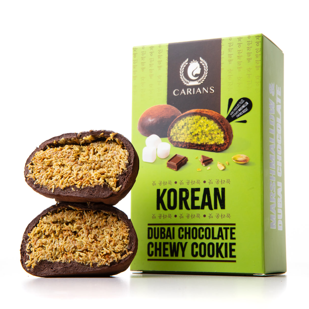 Viral Korean Chewy - Pistachio & Marshmallow Delight (72gr) 2.54 Oz