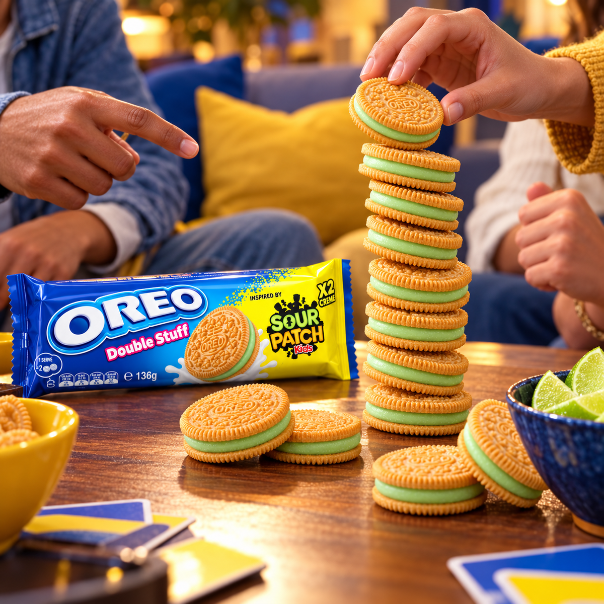 Oreo Double Stuff Inspired by Sour Patch Kids Cookies – 136g