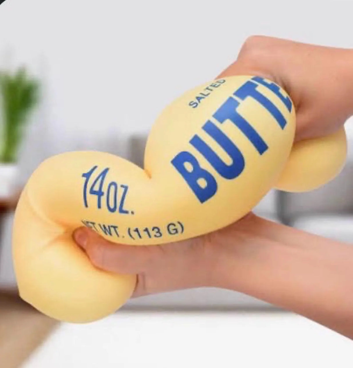 Viral Jumbo Squishy Stick of Butter - Realistic Slow Rising Food Fidget