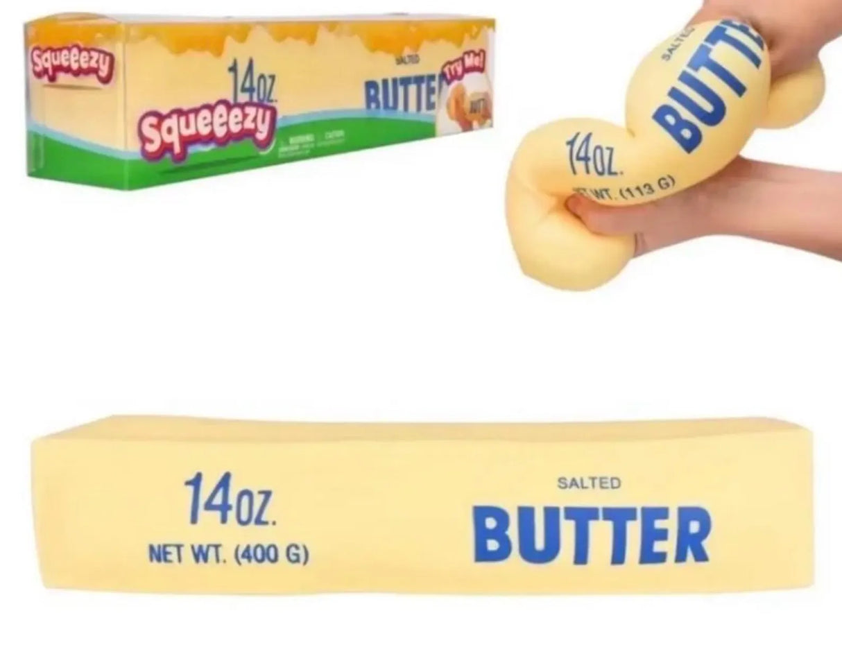 Viral Jumbo Squishy Stick of Butter - Realistic Slow Rising Food Fidget