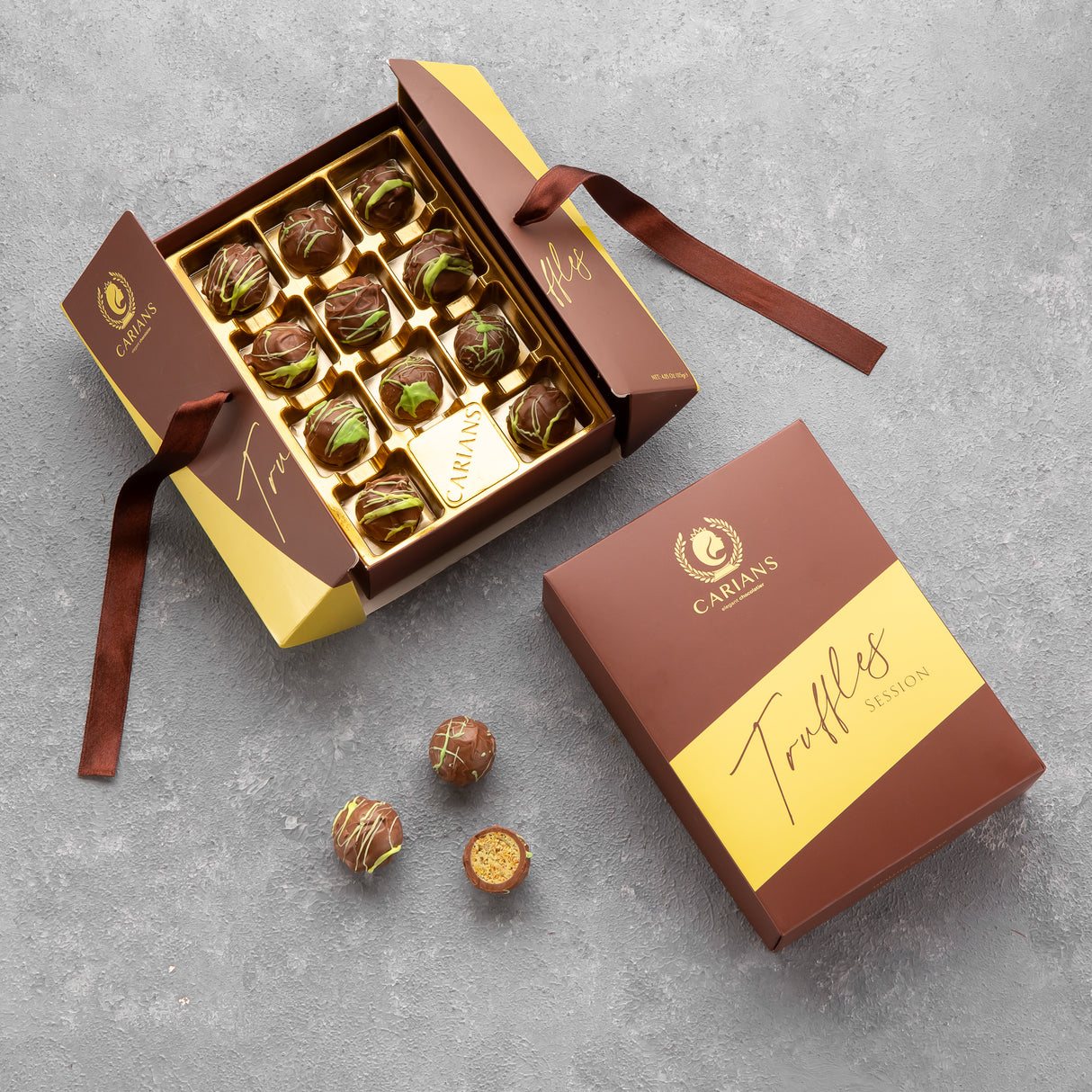 Viral Dubai Chocolate Truffles Elegant Box