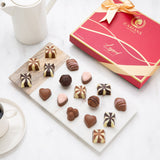 Carians Premium Chocolate Red Legend Gift Box, Gold Ribbon