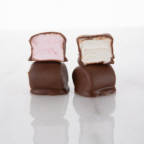 Chocolate Coated Mini Marshmallow - 12 Packs in 1 Colli