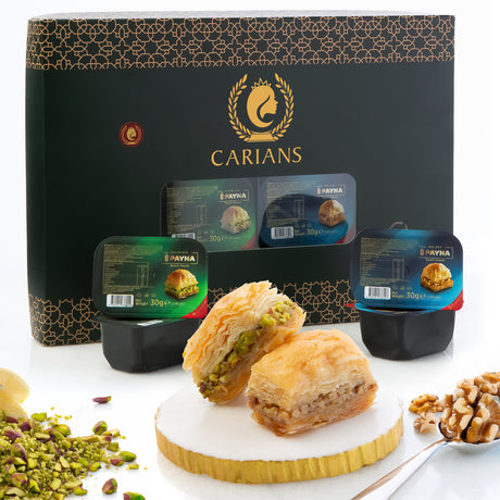 Dubai Style Turkish Baklava, 16 Pieces, Individually Wrapped