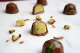 Viral Dubai Chocolate Gift Box with Gold Ribbon Wrapped