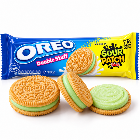 Oreo Double Stuff Inspired by Sour Patch Kids Cookies – 136g
